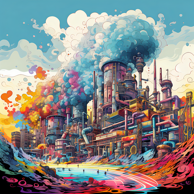 Paisaje, Contaminación, Industria