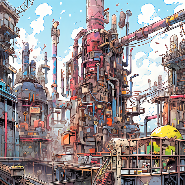 Paisaje, Contaminación, Arte, Industria