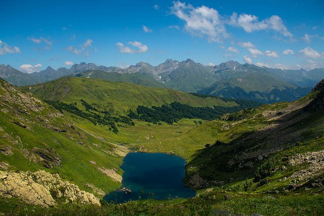 Landschaft, Berge, Lake, Die Natur