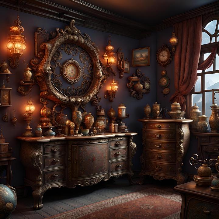 Download Dresser, Ornaments, Wood. RoyaltyFree Stock Illustration Image Pixabay