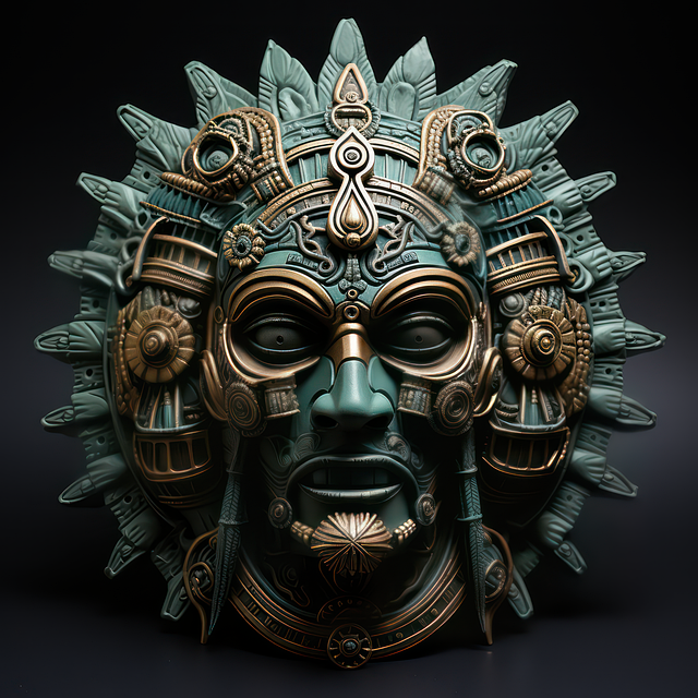 Free ai generated mask theater illustration