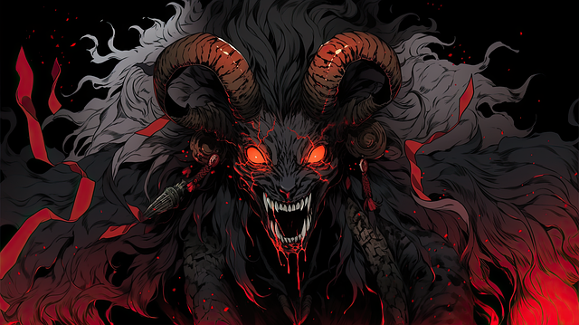 Download free HD stock image of Ai Generated Demon Free ai generated demon scary illustration