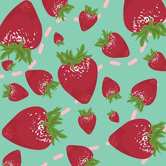 Obst, Erdbeere, Rot, Frisch, Hintergrund