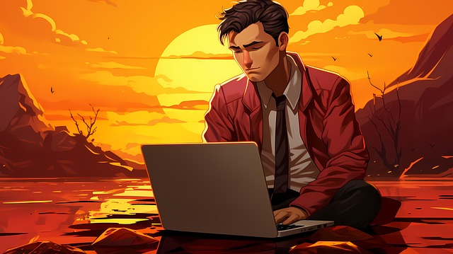 Free work business exhausted illustration