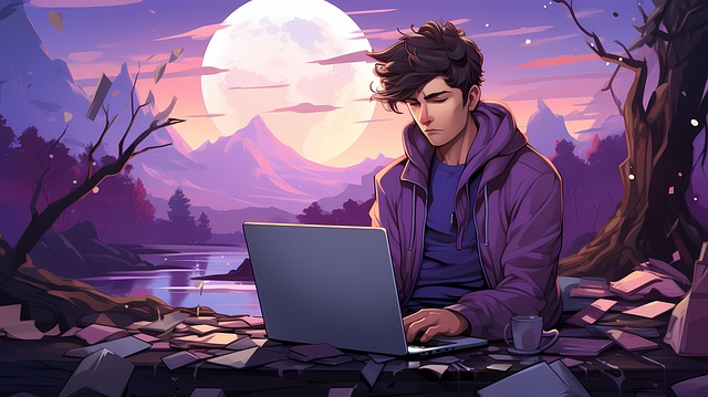 Free work business exhausted illustration