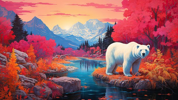 Free Polar Bear illustration and picture