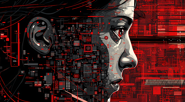 Free ai generated woman abstract illustration