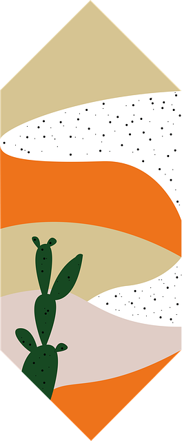 Kaktus, Ørken, Logo, Banner, Tegning