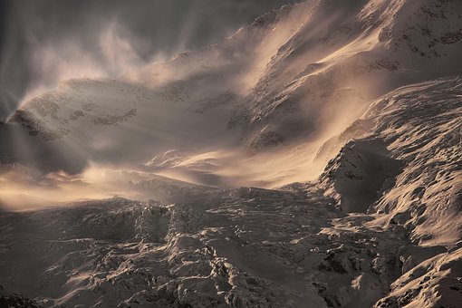 Gletscher, Eis, Winter, Natur