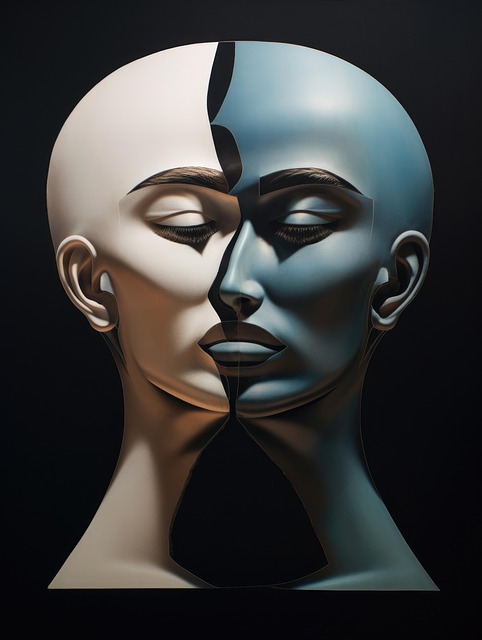 Free bipolarity contrast dualism illustration