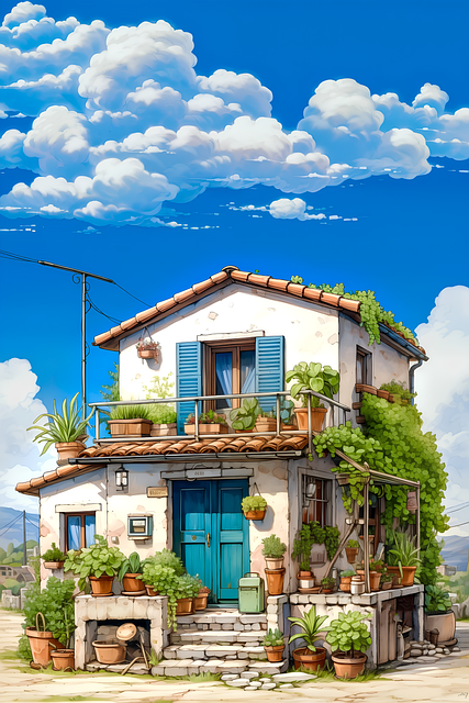 Free Ai Generated House illustration and picture