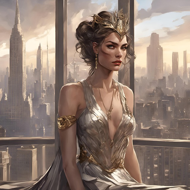 Free ai generated woman princess illustration