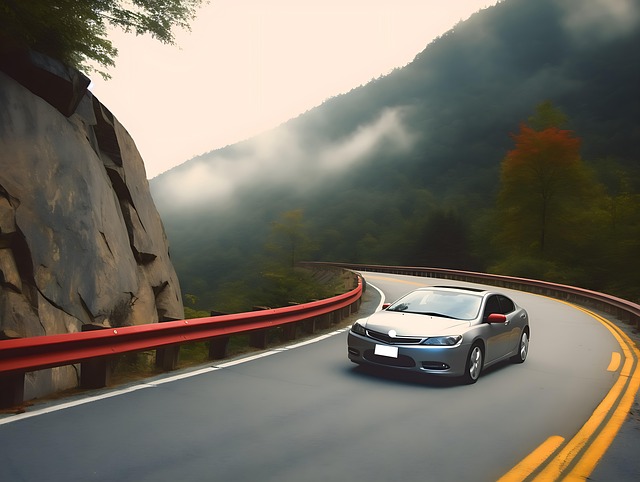 Free ai generated gray sedan car illustration