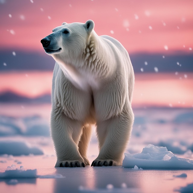 Free Ai Generated Polar Bear illustration and picture
