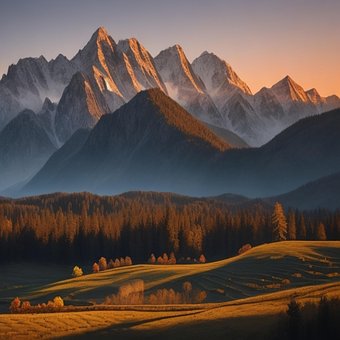 Free Mountain Forest photo and picture