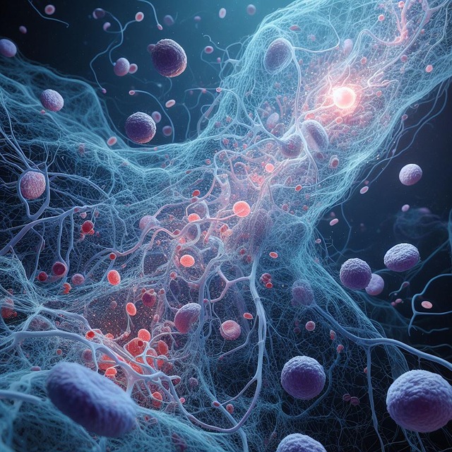 Free ai generated lymph immunology illustration