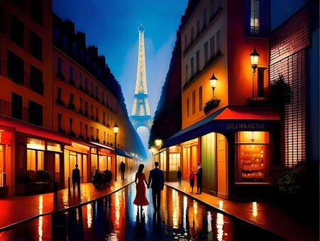 Free City Paris illustration and picture