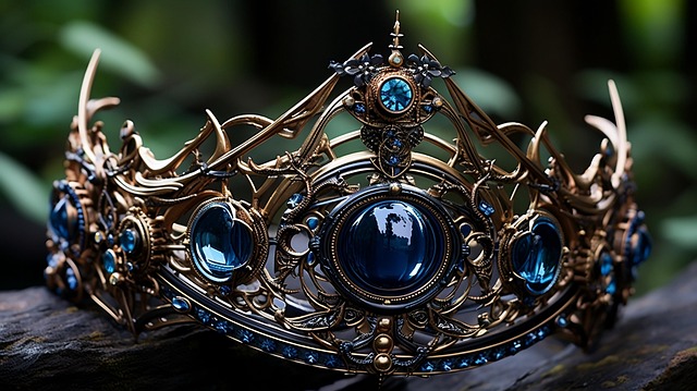 Free ai generated crown jewelry illustration