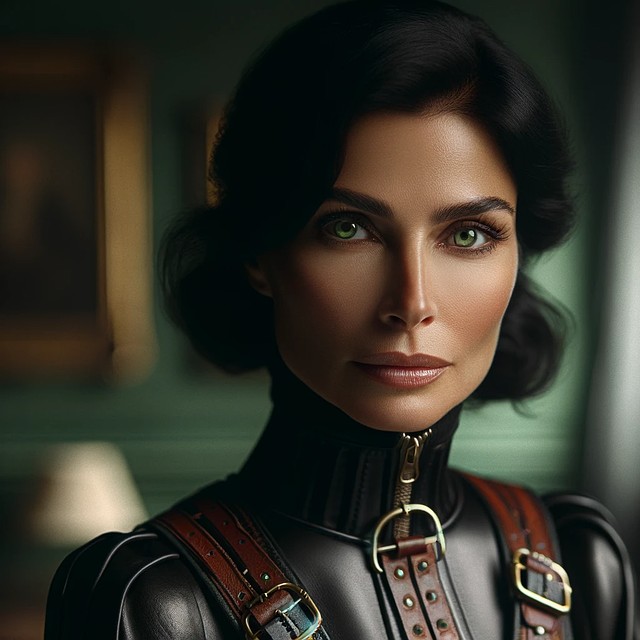 Free ai generated woman harness illustration