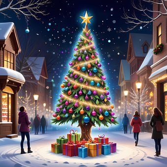 Free Ai Generated Christmas illustration and picture
