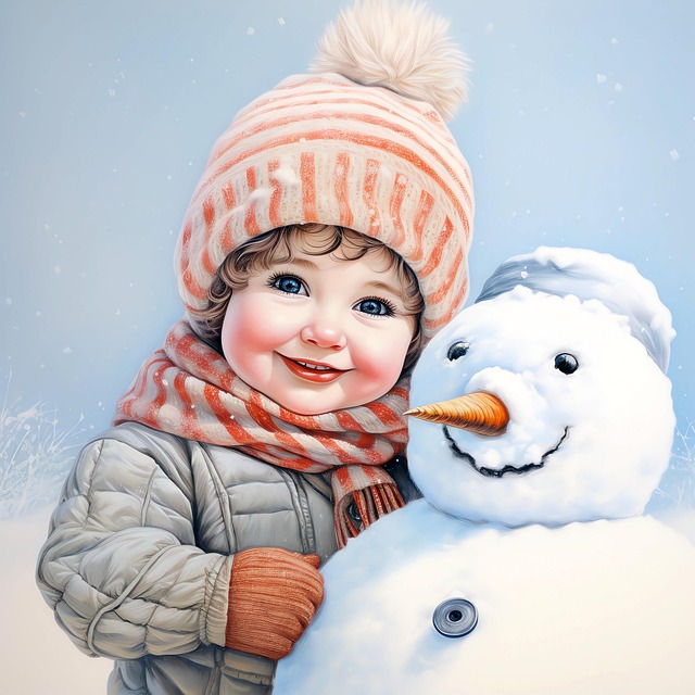 Free ai generated child toddler illustration