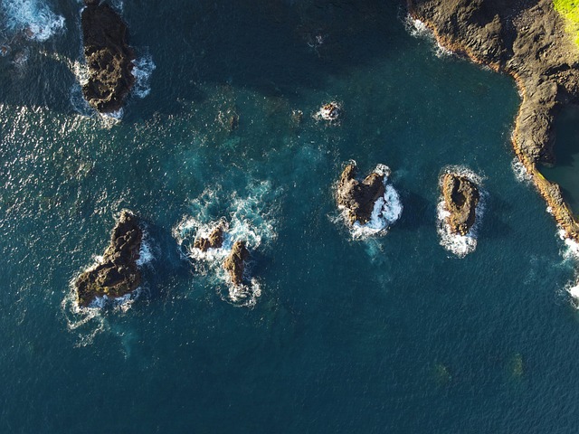 Madeira, Beach, Oceán, Horniny, Trubec
