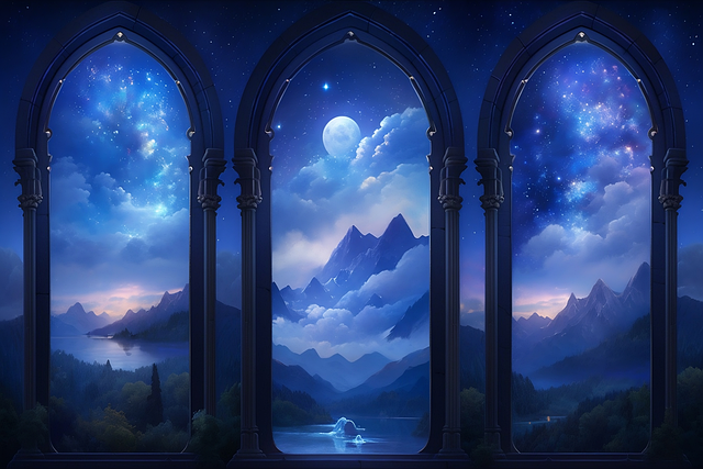 Download free HD stock image of Ai Generated Nature Free ai generated nature columns illustration