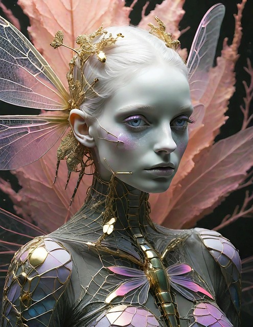 Download free HD stock image of Ai Generated Girl Free ai generated girl dragonfly illustration
