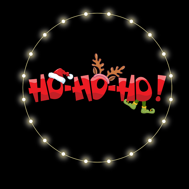 Free Hohoho Christmas illustration and picture