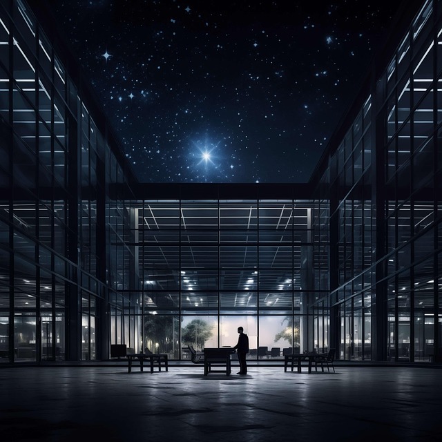 Free ai generated polar star evening star illustration
