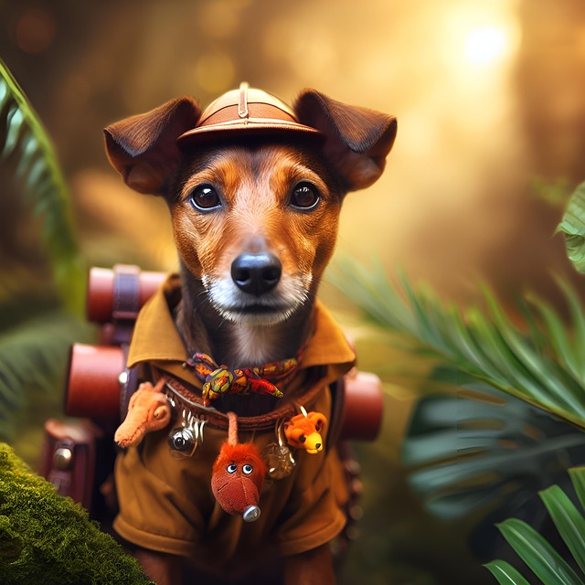 Download free HD stock image of Ai Generated Jack Russell Free ai generated jack russell explorer illustration