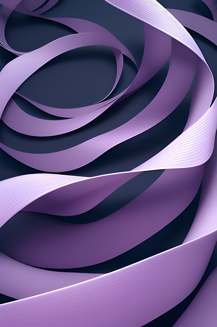 Download free HD stock image of Blue Ai Generated Free blue ai generated ribbon illustration