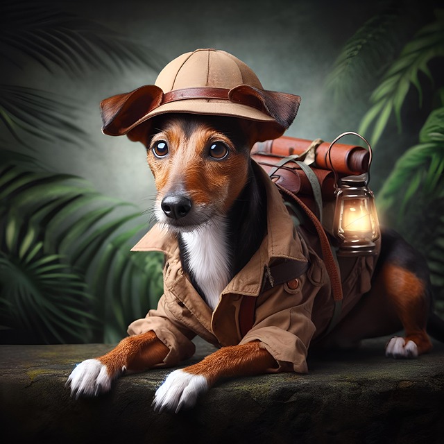 Download free HD stock image of Ai Generated Jack Russell Free ai generated jack russell explorer illustration