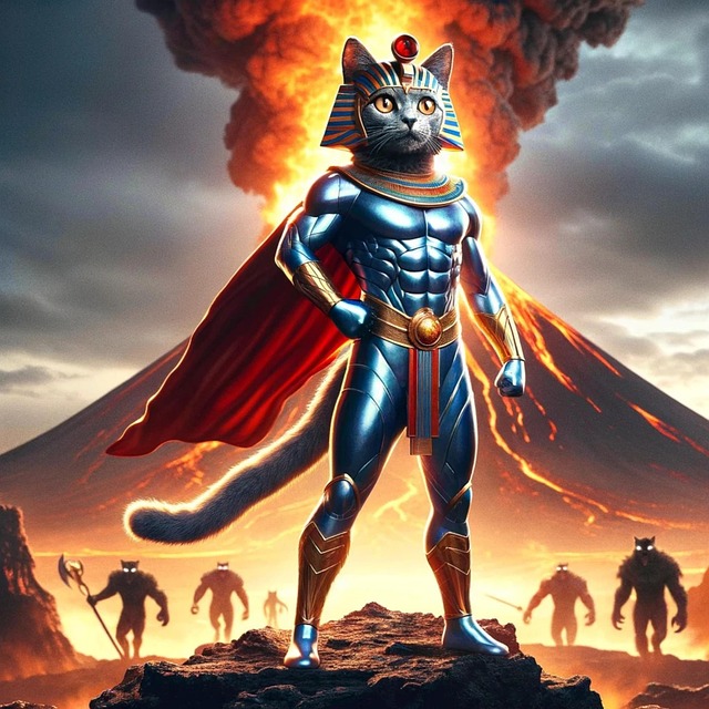 Ai Generiert, Katze, Bastet, Teufel