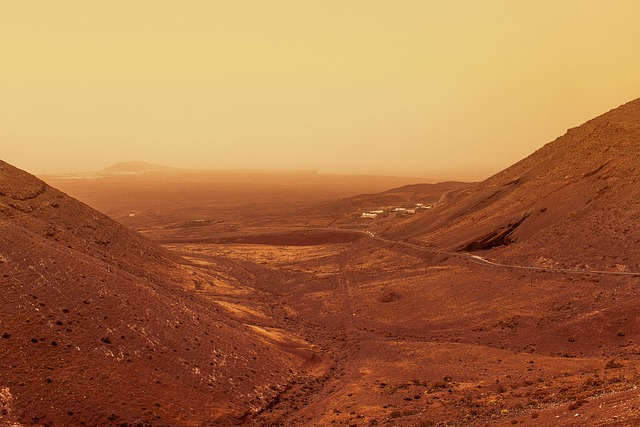 Planet, Mars, Berge, Lanzarote, Natur