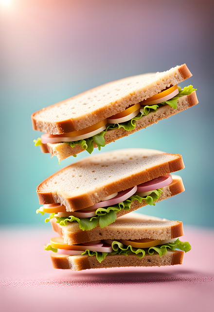 Free ai generated sandwich food illustration