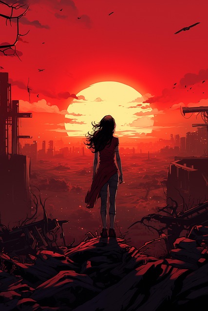 Download free HD stock image of Ai Generated Girl Free ai generated girl apocalyptic illustration
