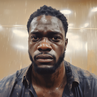 Free Man Sad illustration and picture