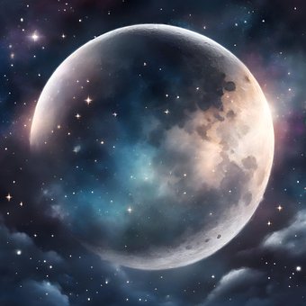 Free Moon Galaxy illustration and picture