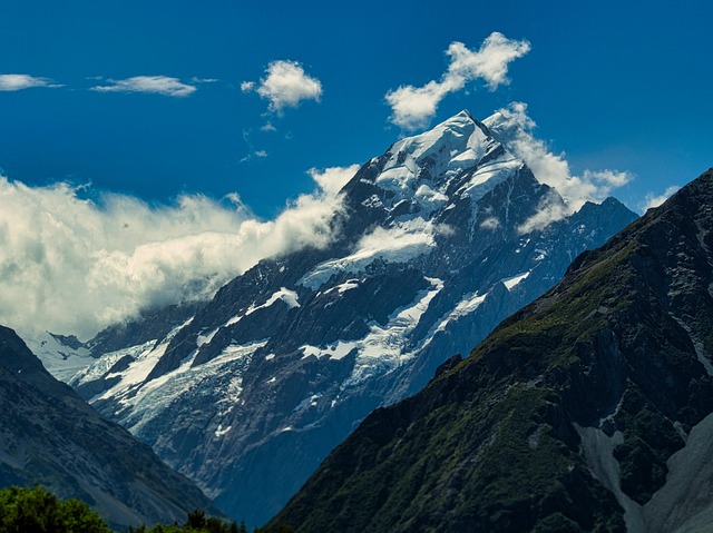 Mount Cook, New Zealand, Gletscher