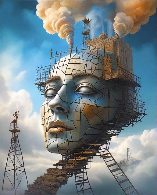 Free ai generated woman face illustration