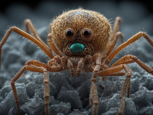 Free ai generated spider nature illustration