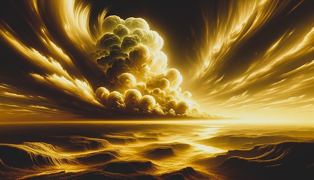 Ai Generiert, Exoplanet, Vulkanisch