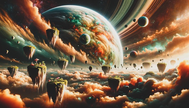 Ai Generiert, Exoplanet, Vulkanisch