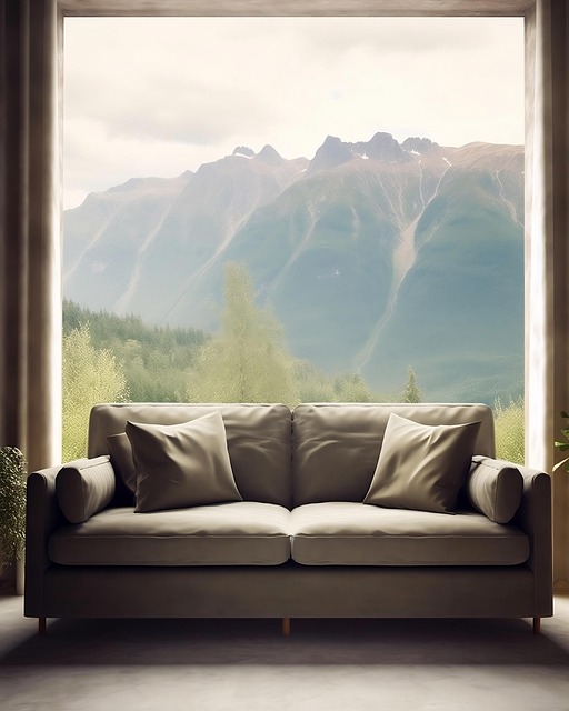 Free room interior sofa illustration