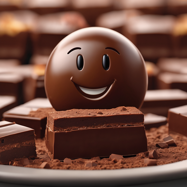 Free ai generated chocolates cookie illustration