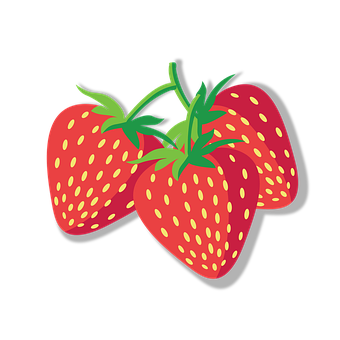Free Strawberries Fruit illustration and picture