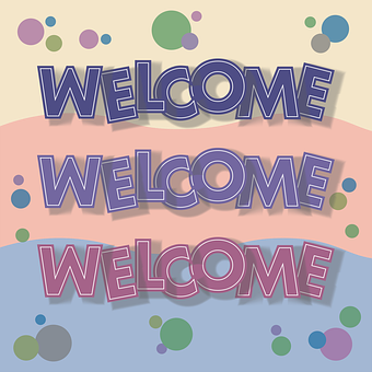 Free Welcome Calligraphy vector and picture