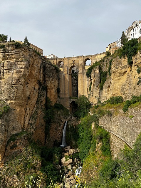 Ronda, Spanje, Brug, Landschap, Kloof