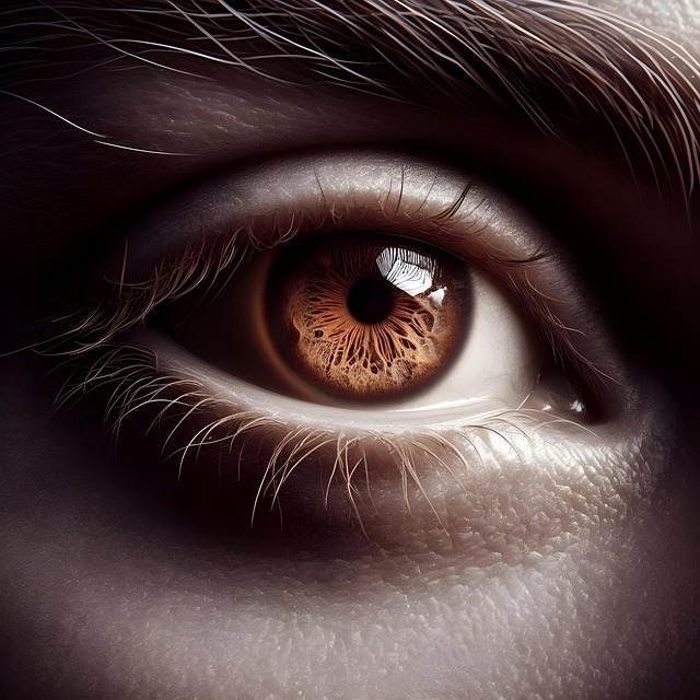 Free ai generated man eye illustration